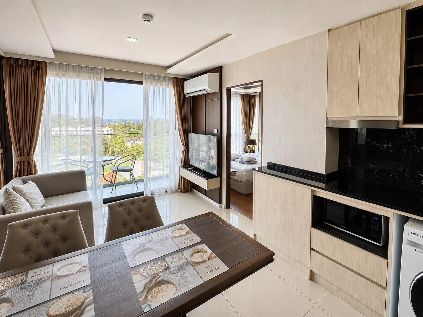 Family 2 Bedroom Ocean View 54 m² — apartment 1507 in the Mida Grande Resort complex