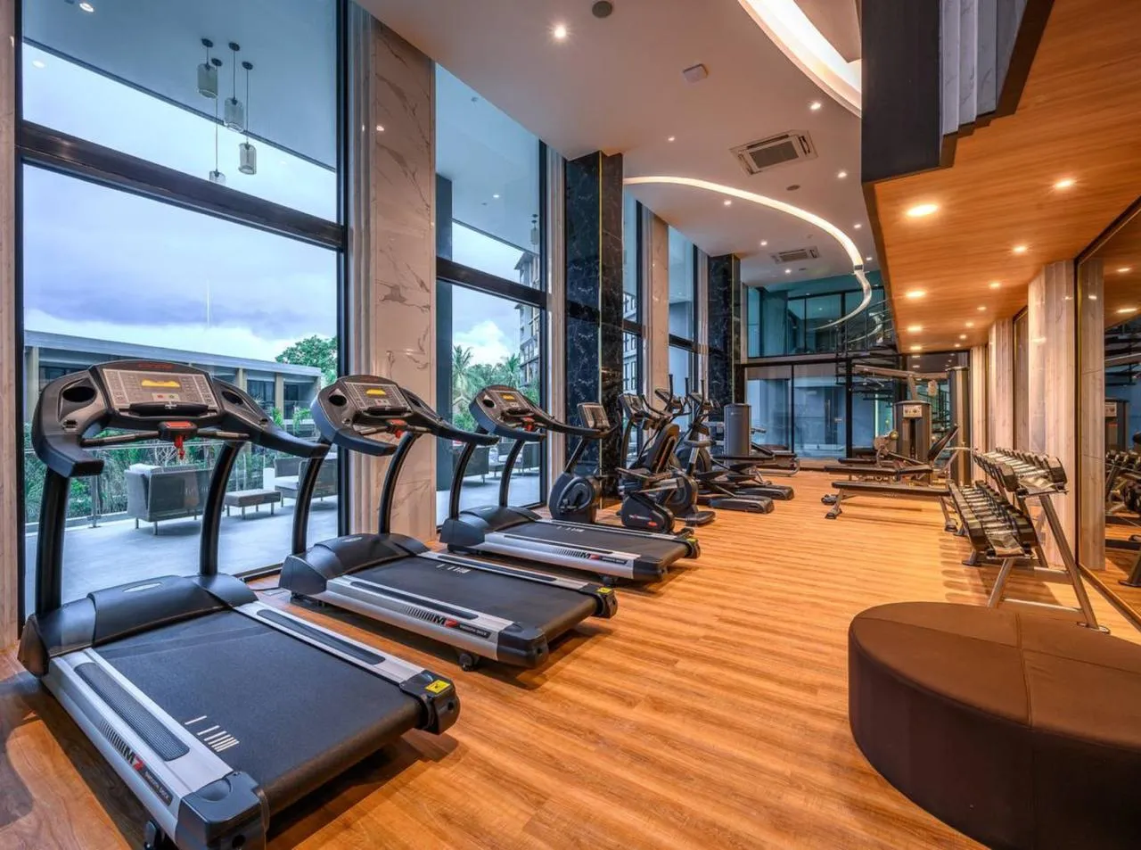 Gym in the Mida Grande Resort complex